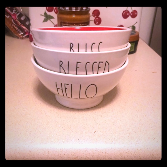 rae dunn Other - Set of 3 raee Dunn glass bowels!